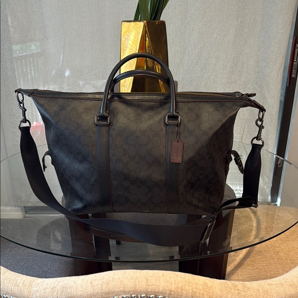 Men's Black Coach Bag